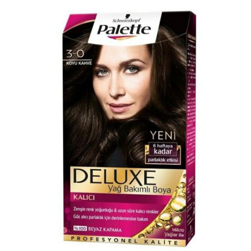 PALETTE SAÇ BOYASI DELUXE 3-0 KOYU KAHVE. ürün görseli