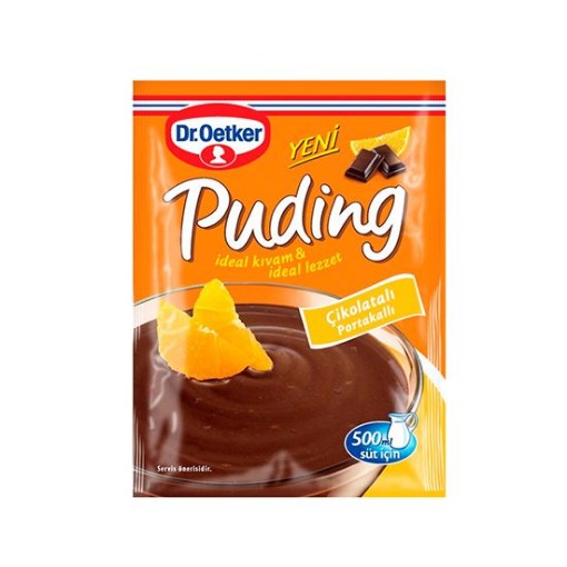 DR OETKER PUDİNG ÇİKOLATALI PORTAKALLI 102 GR. ürün görseli