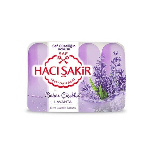 H.ŞAKİR GÜZELLİK SABUNU 4*70 GR LAVANTA. ürün görseli