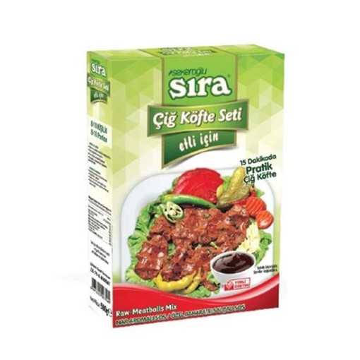 SIRA ÇİĞ KÖFTE SETİ ETLİ 500 GR. ürün görseli