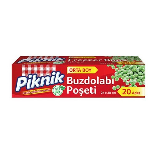 PİKNİK BUZDOLABI POŞETİ ORTA  20 Lİ. ürün görseli