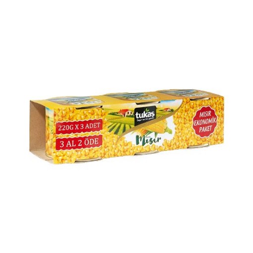 TUKAŞ MISIR TATLI 3X150GR. ürün görseli