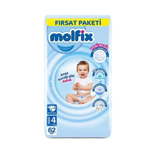 MOLFİX BEBEK BEZİ FIRSAT (4 NO). ürün görseli