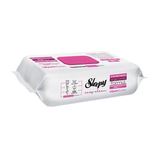 SLEEPY TEMİZLİK HAVLUSU 100 LÜ LİLYUM BUKETİ. ürün görseli