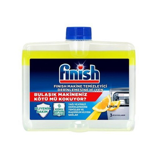 FİNİSH BULAŞIK MAKİNESİ TEMİZLEYİCİ 250 ML LİMON. ürün görseli