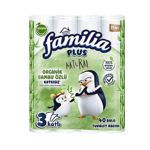 FAMİLİA TUVALET KAĞIDI 40 RULO BAMBU ÖZLÜ. ürün görseli