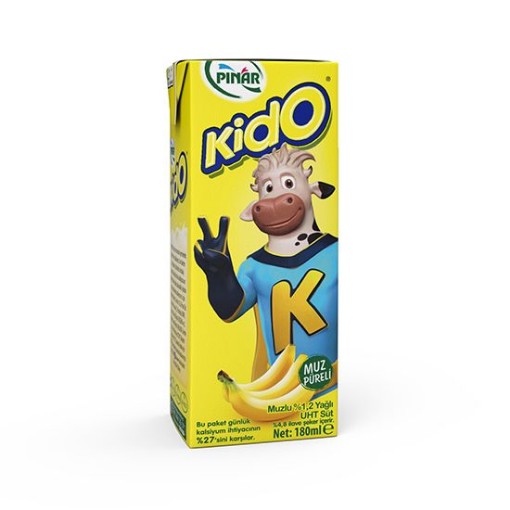 PINAR KİDO 6X180 ML MUZLU SÜT. ürün görseli