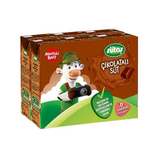 SÜTAŞ SÜT 6X180 ML KAKAOLU. ürün görseli