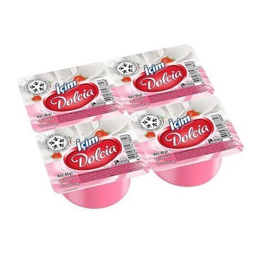 İÇİM DOLCİA 4X60 GR PUDİNG ÇİLEKLİ. ürün görseli