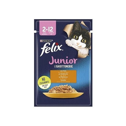 FELİX KEDİ MAMASI YAVRU PCH. 85 GR TAVUKLU. ürün görseli