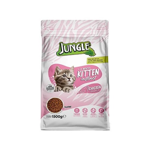 JUNGLE KEDİ MAMASI 1500 GR YAVRU TAVUKLU. ürün görseli