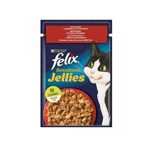 FELİX KEDİ MAMASI PCH. 85 GR SIĞIR ETİ&DOMATES. ürün görseli