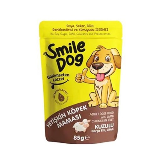 SMİLE CAT KÖPEK MAMASI PCH.85 GR KUZULU. ürün görseli