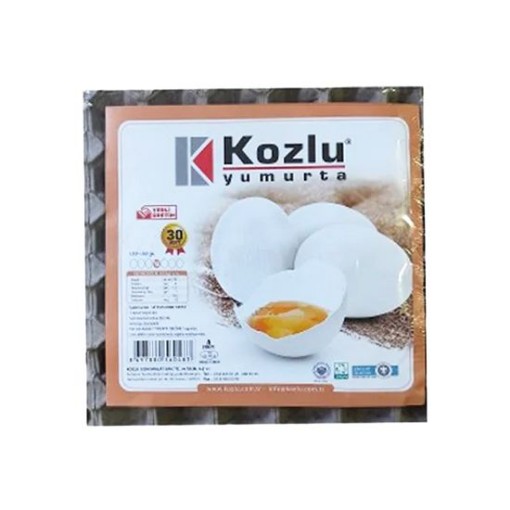 KOZLU YUMURTA BEYAZ DUBLE L 30 LU. ürün görseli