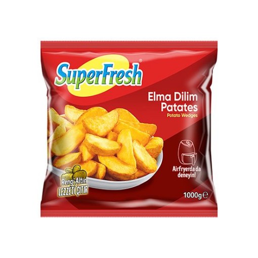SÜPER FRESH ELMA DİLİM PATATES 1000 GR. ürün görseli