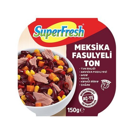 SÜPER FRESH MEKSİKA FASÜLYELİ TON 150 GR. ürün görseli